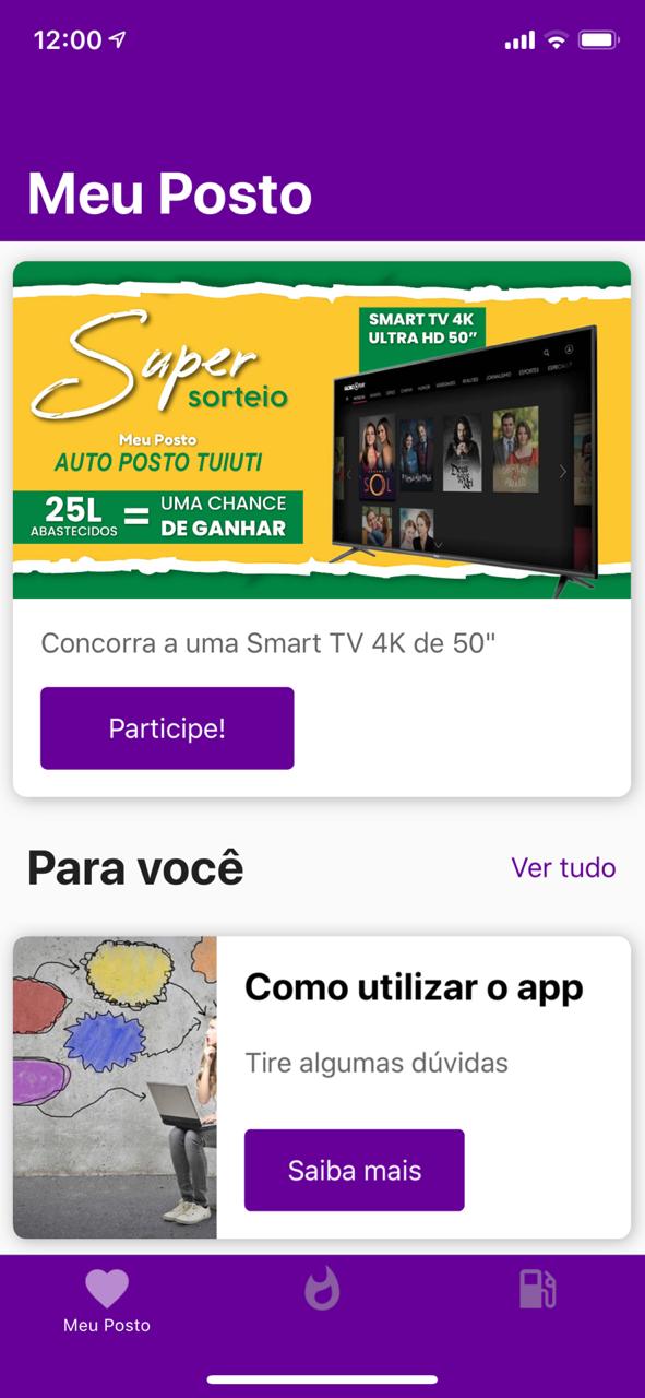 Promoção Auto Posto Tuiuti Meu Posto App